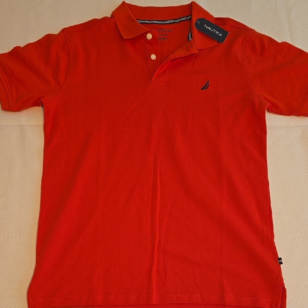 Nautica Men's Red Polo Shirt